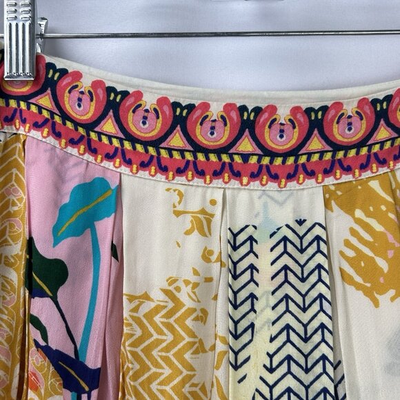 Anthropologie Bhanuni by Jyoti Skirt Womens XS Mischa Maxi Boho Printed Rayon - Picture 16 of 16